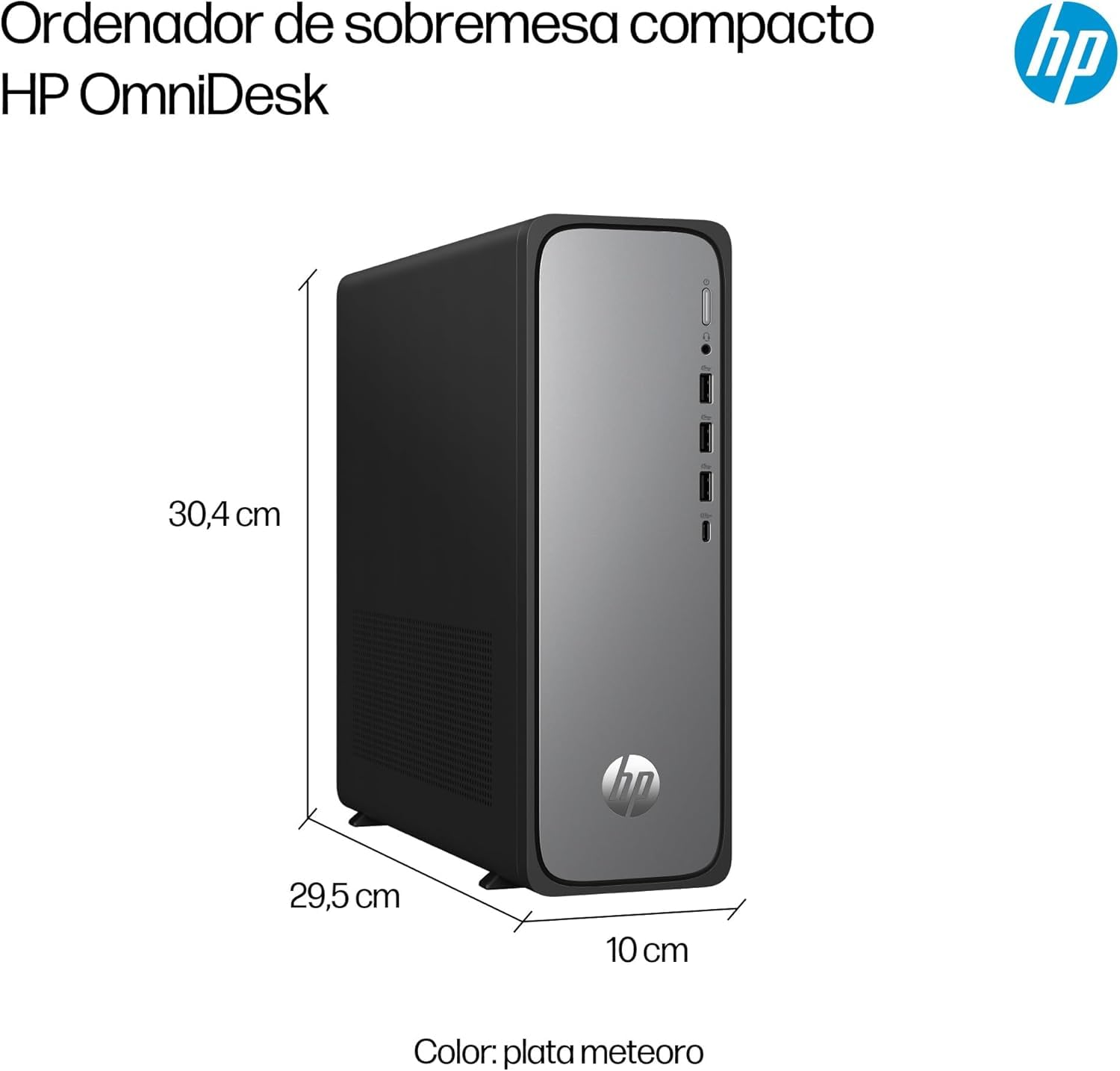 HP OmniDesk Slim Desktop Computer (Intel Core i5-14400, 16GB DDR5